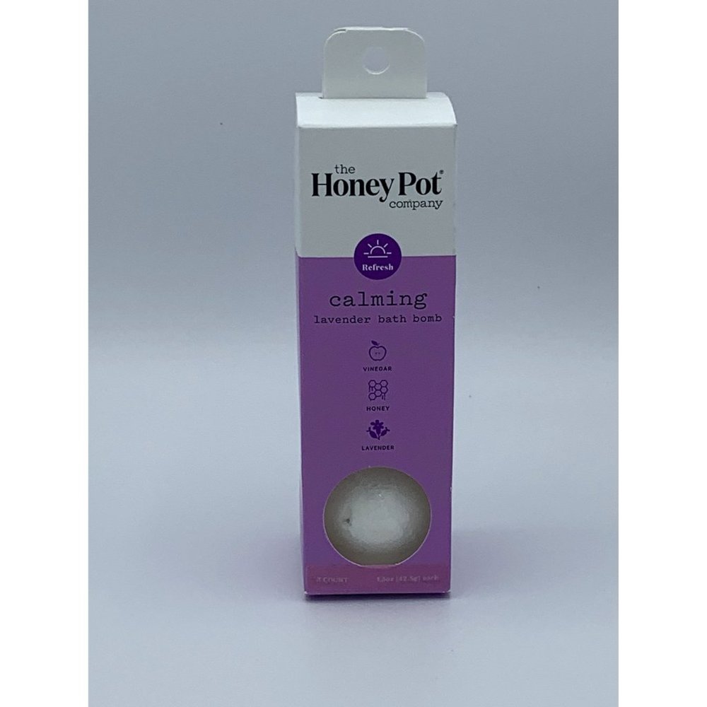 Honey Pot Calming Lavender Bath Bombs, 3 Pack, NEW
